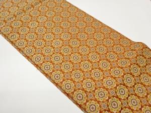 華文尽くし模様織出し開き名古屋帯（額縁仕立て）